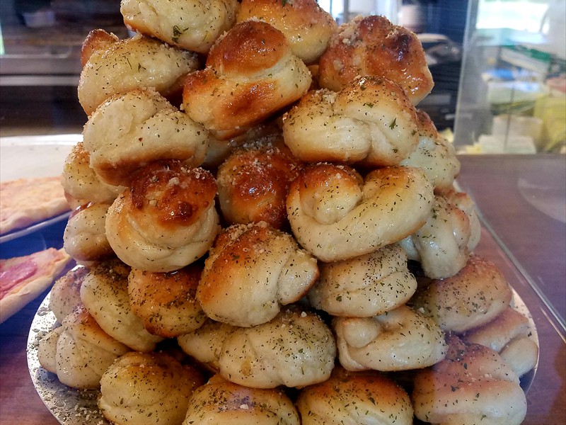 garlic knot tower